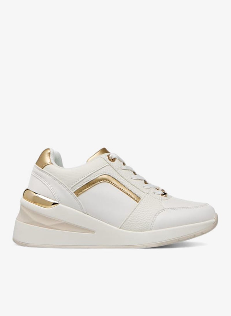 سيليست سنيكرز نسائي بأربطة وتفاصيل متباينة - Image 1