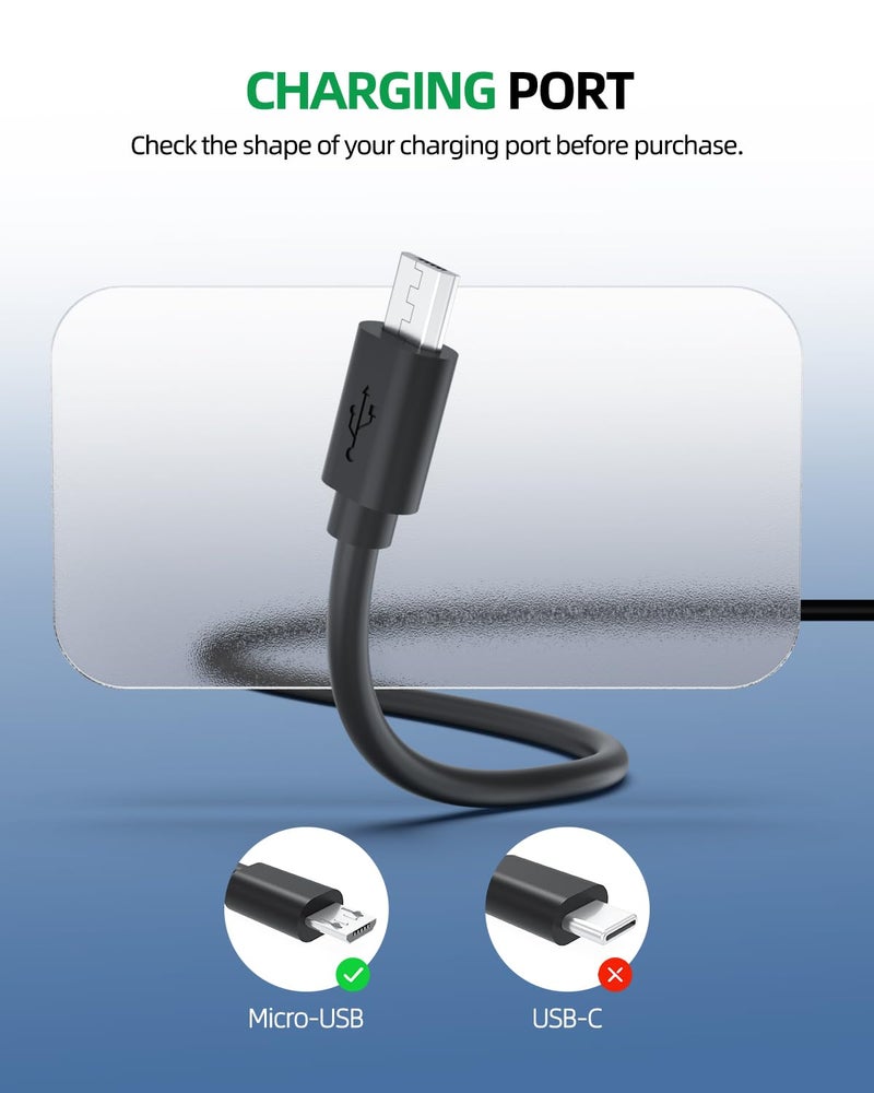 Superer Micro USB Cable, Charging Cable 1.5m Data Cable Power Cable for Amazon Kindle Fire Oasis Paperwhite Voyage Tablet - Image 2