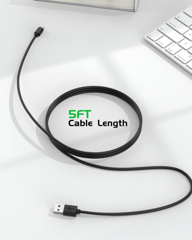 Superer Micro USB Cable, Charging Cable 1.5m Data Cable Power Cable for Amazon Kindle Fire Oasis Paperwhite Voyage Tablet - Image 3