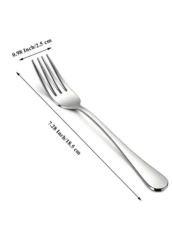 Berglander Dinner Forks Set of 24, Stainless Steel 18.5cm Table Forks for Home Kitchen, Hotel, Restaurant, Dishwasher Safe - Image 2