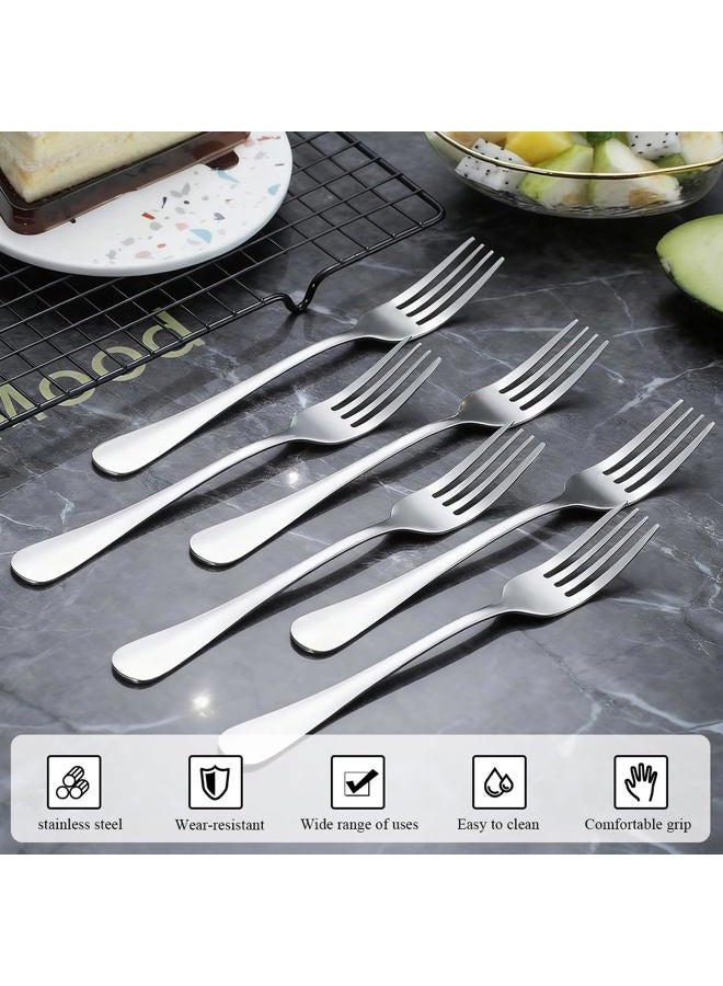 Berglander Dinner Forks Set of 24, Stainless Steel 18.5cm Table Forks for Home Kitchen, Hotel, Restaurant, Dishwasher Safe - Image 4