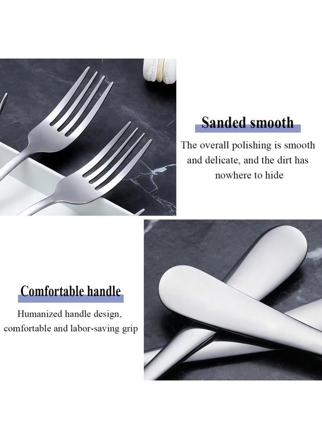Berglander Dinner Forks Set of 24, Stainless Steel 18.5cm Table Forks for Home Kitchen, Hotel, Restaurant, Dishwasher Safe - Image 5