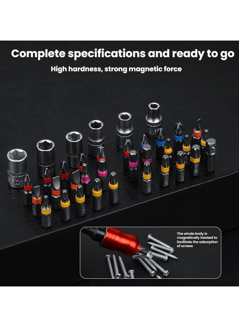 38-piece precision screwdriver set with various screw heads multifunctional industrial-grade manual tool kit for home use - Image 2