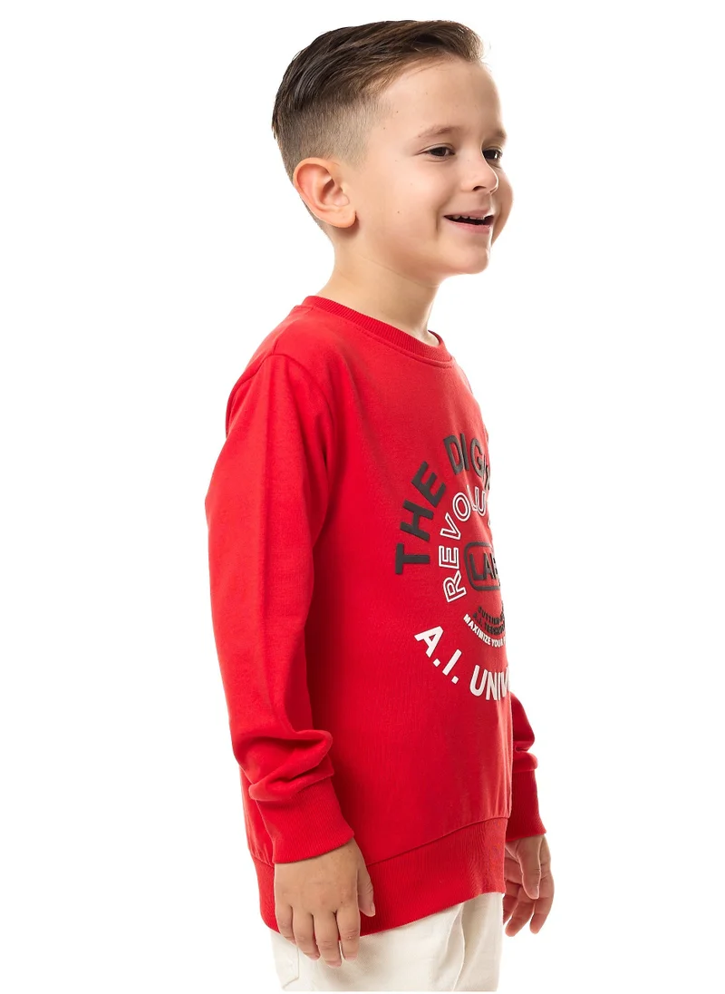 victor and jane Boys' Graphic "DIGITAL REVOLLUTION" Sweatshirt