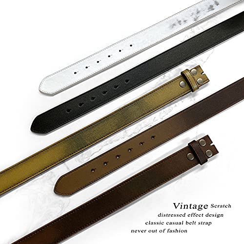 Belts.com BS57 Classic Vintage Casual Jean Replacement Belt Strap 1-1/2"(38mm) Wide (Black,(30"-32") S) - Image 3