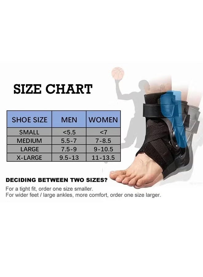 Generic Ankle brace, ankle sprain support brace, ankle brace for men and women, ankle brace for basketball, football and volleyball, sprained ankle brace (1 piece, size L)  - Image 5