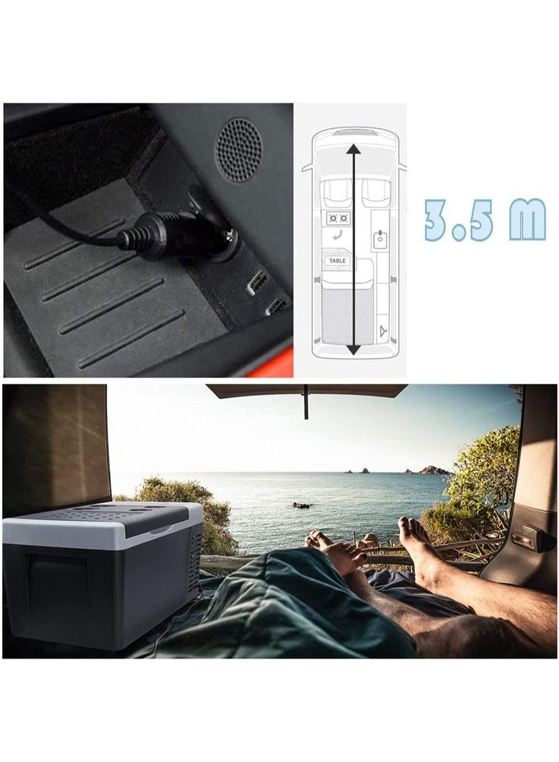 رحام 12V/24V لثلاجة السيارة المحمولة/الفريزر المتنقل، متوافق مع أجهزة Alpicool وCOSTWAY وICECO (تيار مستمر فقط) - Image 5