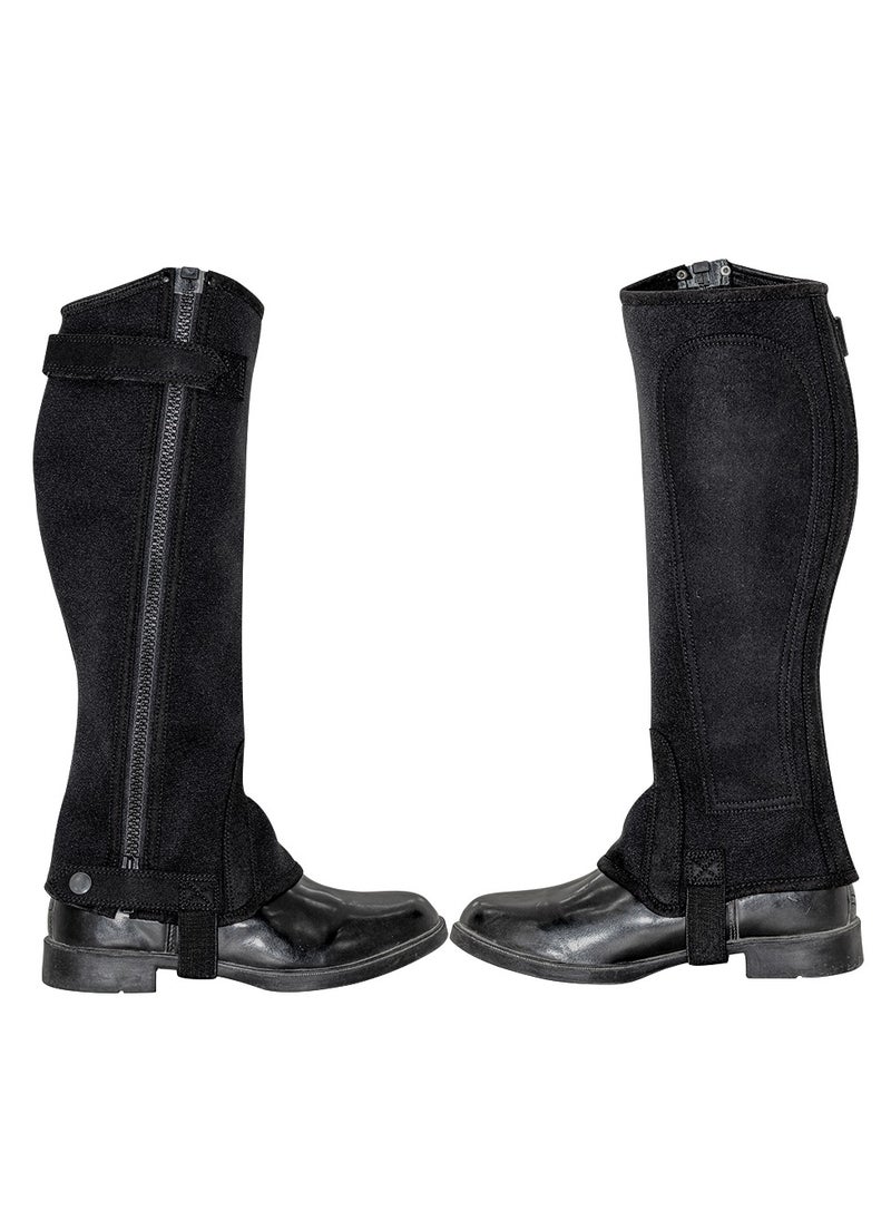 Royal Riders Premium Horse Riding Half Chaps - Neoprene & Amara, Breathable & Durable Equestrian Half Chaps for Men & Women - #10026463  - Image 1