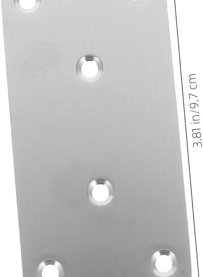 6 قطع من الأقواس المسطحة لإصلاح الأثاث، ألواح ترميم، دعامات للرفوف والطاولات، سهلة التركيب - Image 4