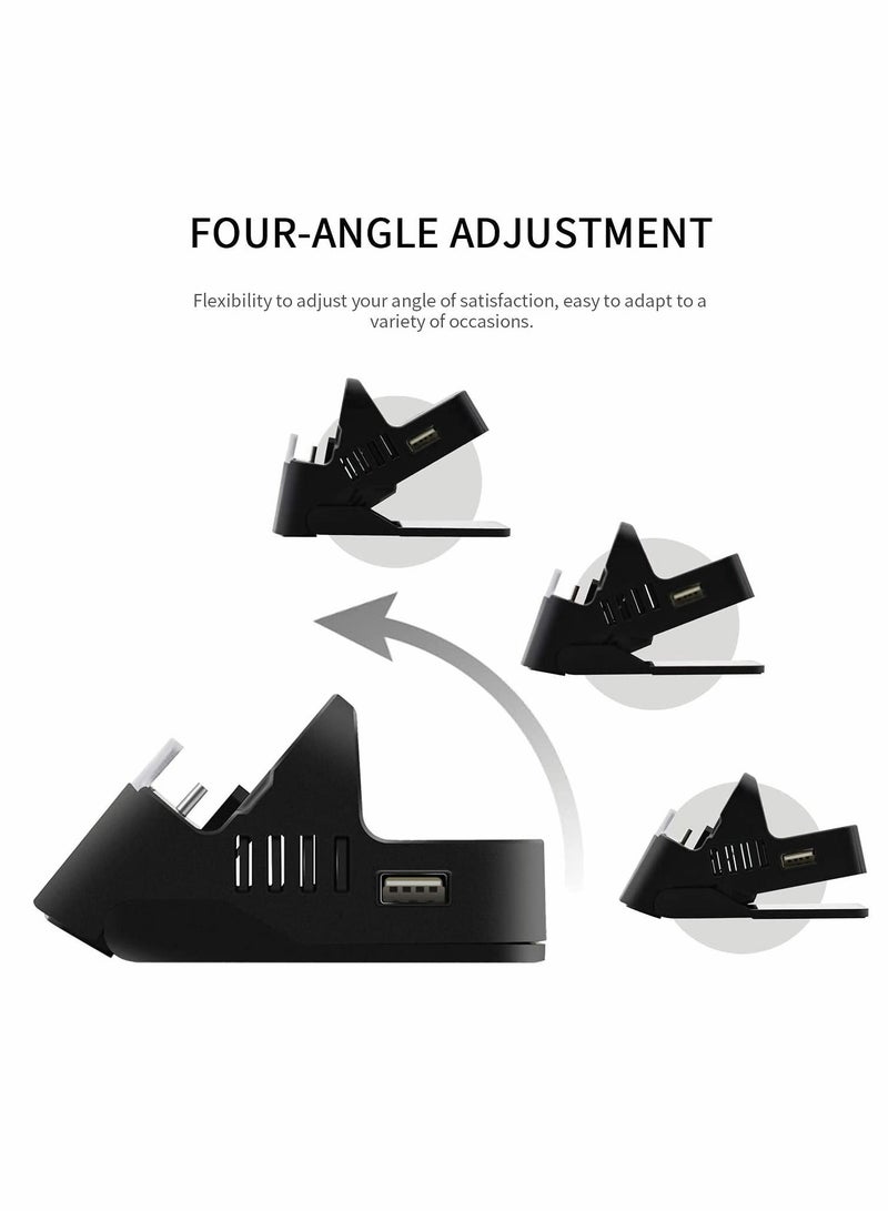 KASTWAVE Switch Charging Dock, Portable Compact Switch Replacement Charging TV Dock for Nintendo Switch/Switch OLED, USB C Power Input Port, USB 3.0 HDMI Port with Cooling Structure Design,HDMI Video Converter - Image 5