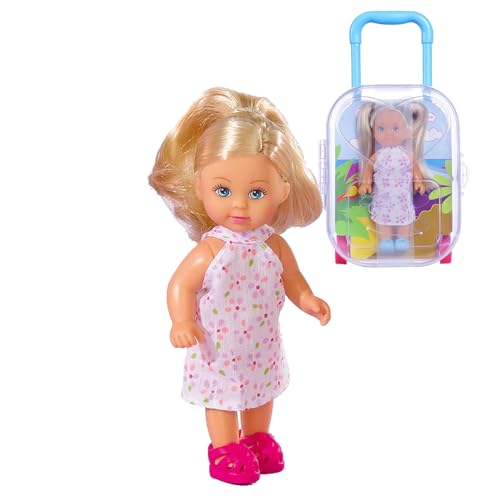 Wembley Evi's Trolley Set| Soothing Floral Glow Evi| Vibrant Evi Inside Trolley| Joyful Pretend Play Set| Engaging & Travel-Friendly Set| Ideal Doll Set for Girls (Soothing Floral Glow Evi) - Image 1