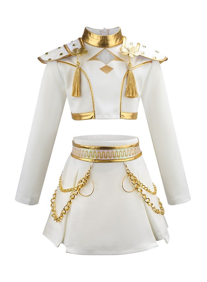 general K-POP: Demon-Hunting Girl Group COS Costume Zoey’s Same Stage Performance Outfit Exquisitely Reproduced to Meet Character Cosplay Needs - Image 1