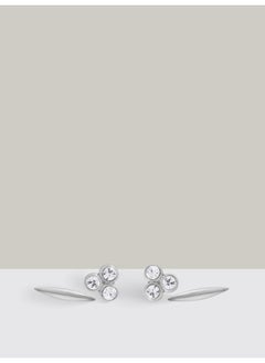 REISS Mira: Micro Crystal Cluster & Bar Earrings Set  - Image 1