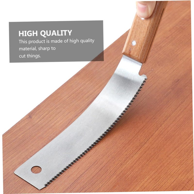 3 Pack Fine Tooth Hand Saw With Beech Handle For Woodworking Pruning And Trimming - Image 5