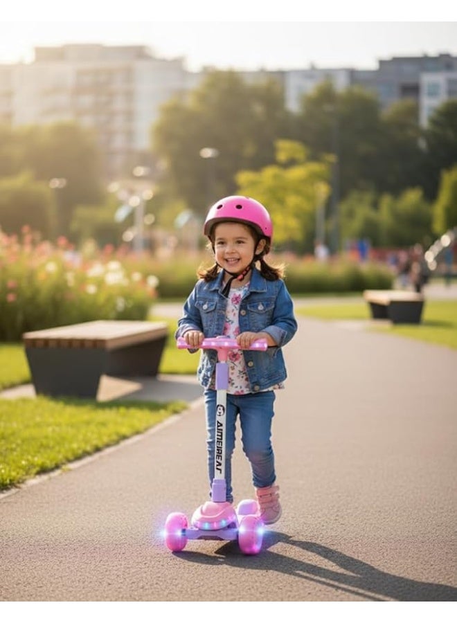 واي نوت سكوتر أطفال Whynot بعجلات LED مضيئة – قابل للطي بارتفاع قابل للتعديل – نظام ميل للتوجيه – مناسب من 3 سنوات فما فوق - Image 3