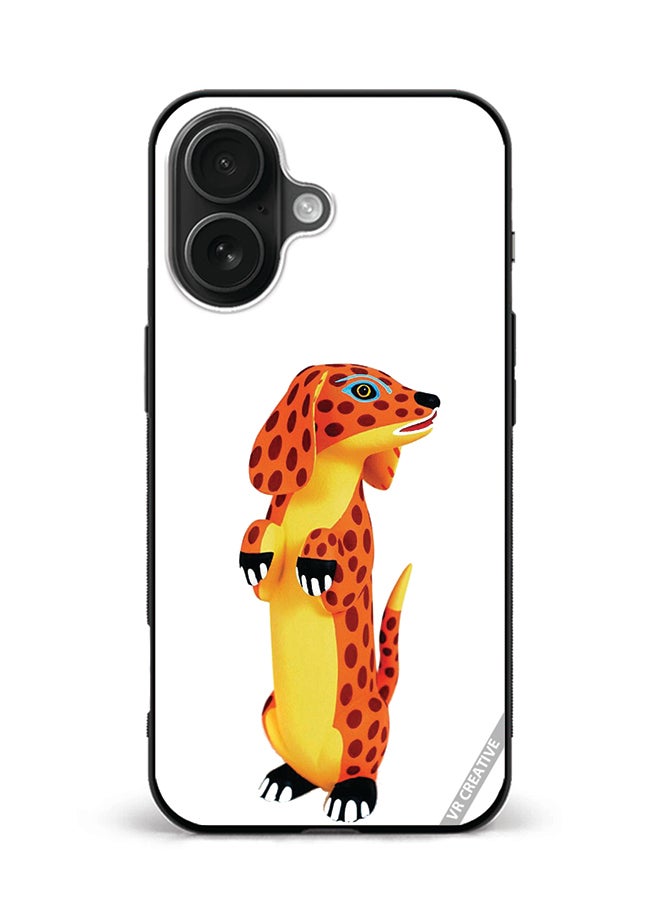VR CREATIVE Protective Case Cover For Apple iPhone 16 Plus Dog Design Multicolour