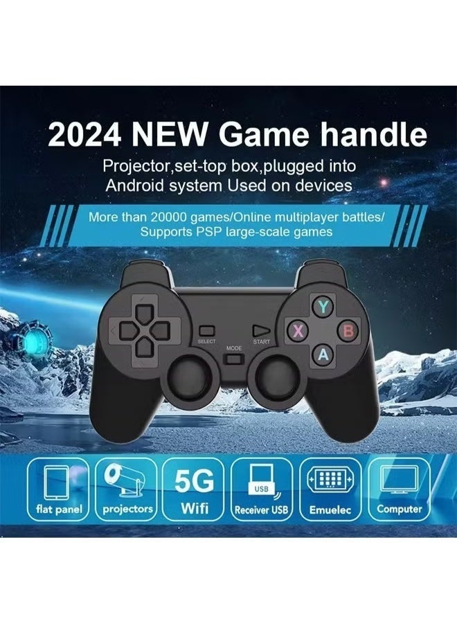 borrego Smart 5 Portable Projector with Dual Built-In Game Consoles & 10,000 Classic Games, Auto Keystone, 4K & 1080P Support, 150 ANSI Brightness, Android 12, Dual-Band 2.4G/5G WiFi – Home Theater & Gaming Fun - Image 3