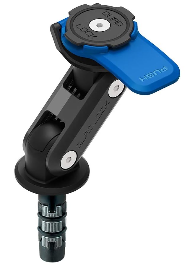 QUAD LOCK Motorcycle Fork Stem Mount For Iphone And Samsung Galaxy Phones  - Image 1