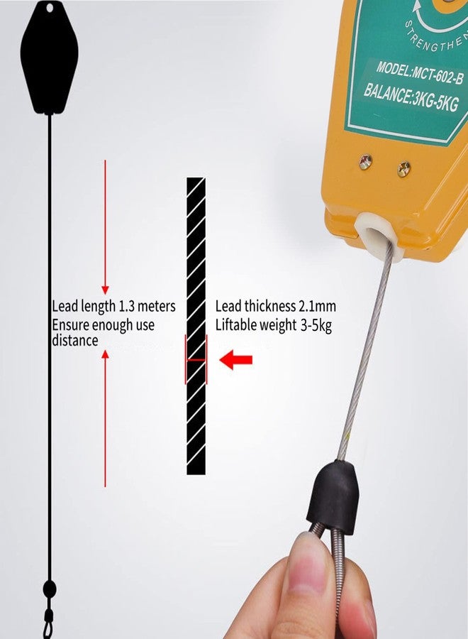 LiebeWH Retractable Spring Balancer 3 to 5KG Tool Fixtures Holder Hanging for Assembly Lines - Image 3