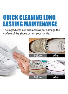 White Shoe Cleaner, Shoe Cleaner Kit with Sponge, Multi-Functional Cleaning and Stain Removal Sneaker Cleaner Work on Leather, Knit, Canvas, Suede, PU（100ml） - pzsku/Z634173A92EE0DD45FE17Z/45/_/1721809797/c817321f-dd41-4fd6-b24f-e2d9b780858a