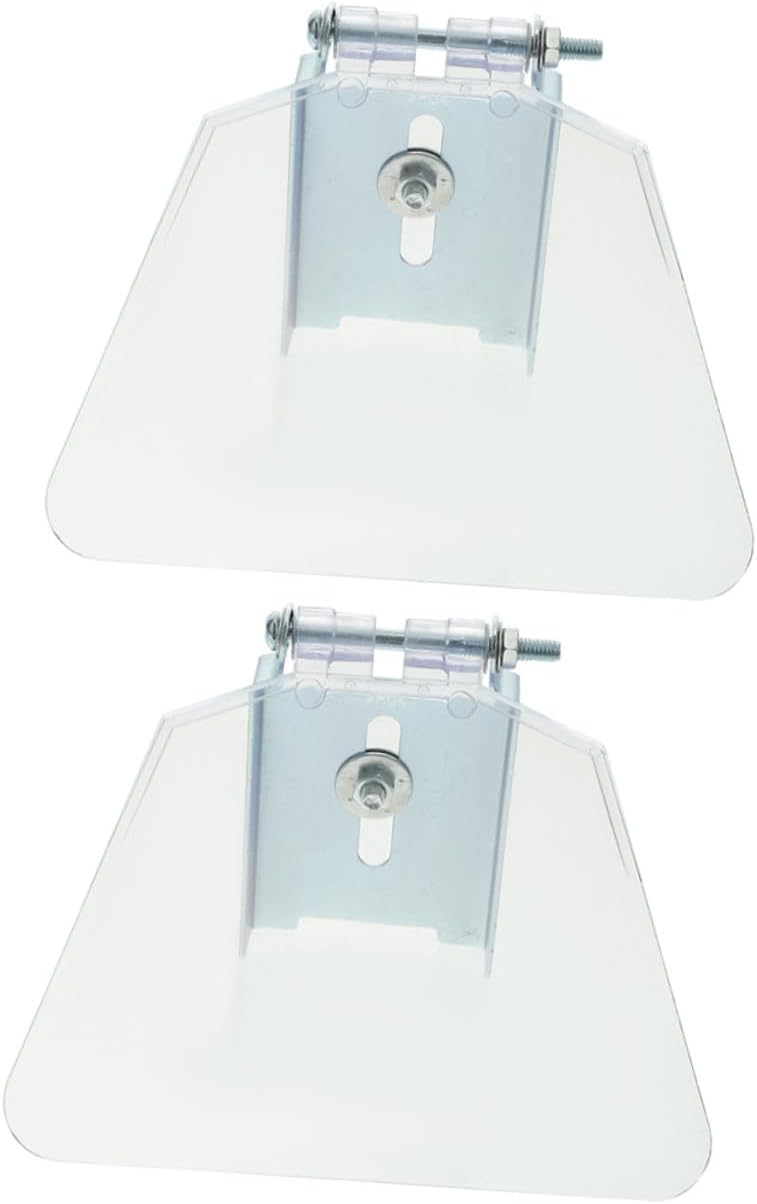 2Pcs Bench Eye Shield Kit with Screws Included Durable Guard for Bench Grinder Transparent Dust Protection Stable and Design Safety Eye Cover for Efficient - Image 1