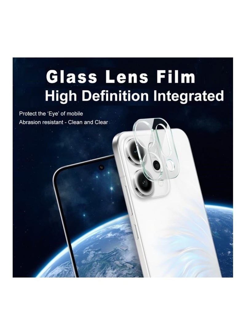 واقي عدسة كاميرا OPPO Reno 14، واقي شاشة من الزجاج المقوى HD [تغطية كاملة] [مضاد للخدش] حماية من السقوط فائق الشفافة/حافظة عدسة رفيعة - شفاف - Image 3