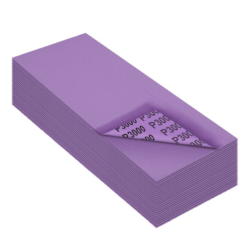 MAXMAN Sandpaper 3000 Grit,Wet Dry Sanding Sheets,High Performance Ceramic Abrasive Sand Paper for Wood Furniture Finishing,Metal Grinding,Automotive Polishing,9 x 3.6 Inch,25-Pack - Image 1