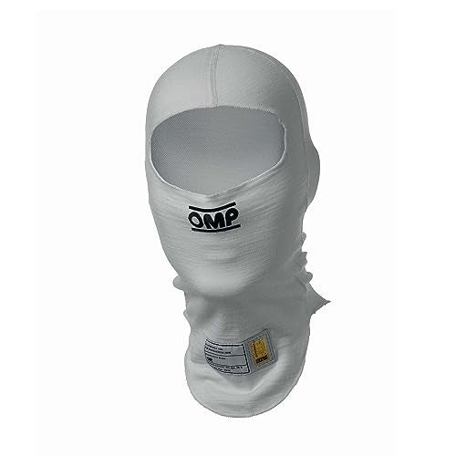 OMP Tecnica EVO Balaclava FIA 8856-2018 White Med - Image 2