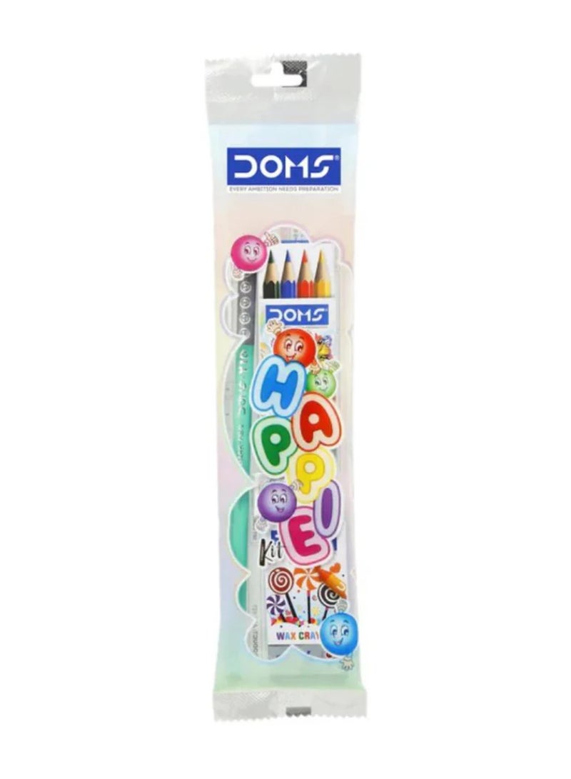 DOMS 10-Piece Happie School Essentials Stationery Kit - Image 2