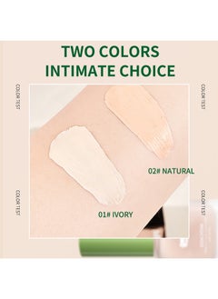 OCHEAL Avocado Moisturizing Liquid Foundation Silky Fit With Skin & Hydratted And Lightweight Concealer Moisturizing,Face24-Hour Hydration 30ml (Ivory)  - Image 5