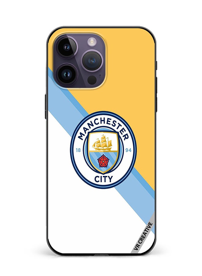 VR CREATIVE Protective Case Cover For Apple iPhone 15 Pro Manchester City Design Multicolour - Image 1