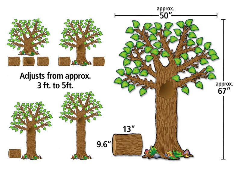 Teacher Created Resources Seasonal Tree Bulletin Board Display Set (4405), Multi Color - Image 4