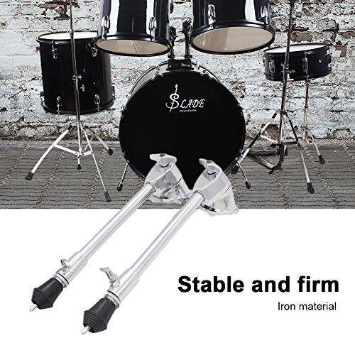 Dilwe Drum Spurs, Adjustable Bass Drum Stand Legs Anti-rust Spurs 1 Pair - Image 2