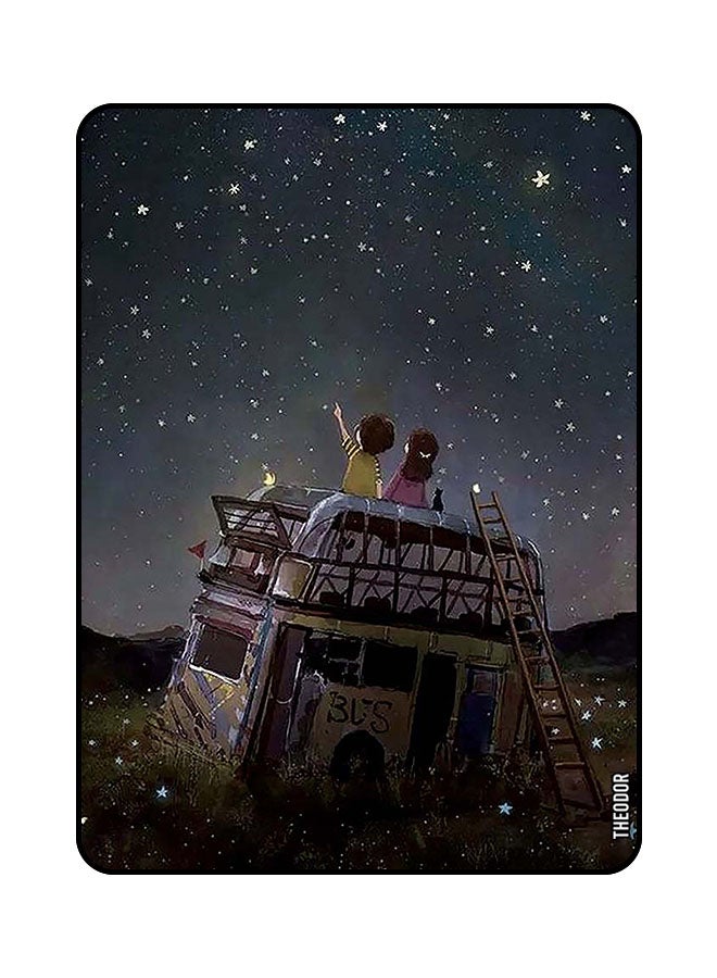 Theodor Protective Flip Case For Huawei MatePad Air 2023 With Trifold Stand Auto Wake Sleep Shockproof Cover Children Watching Stars  - Image 1