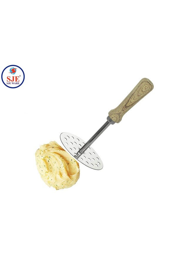 SJE WARE Sjeware Stainless Steel Potato Masher & Egg Whisk, Combo Pack of 2 pcs - Image 5