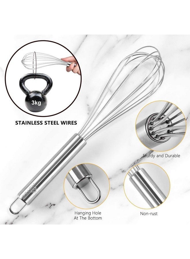 SJE WARE Sjeware Stainless Steel Potato Masher & Egg Whisk, Combo Pack of 2 pcs - Image 2