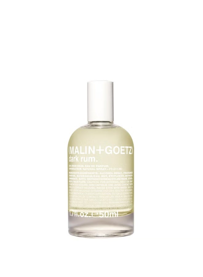 MALIN + GOETZ Dark Rum Eau De Parfum 50ml - Image 1