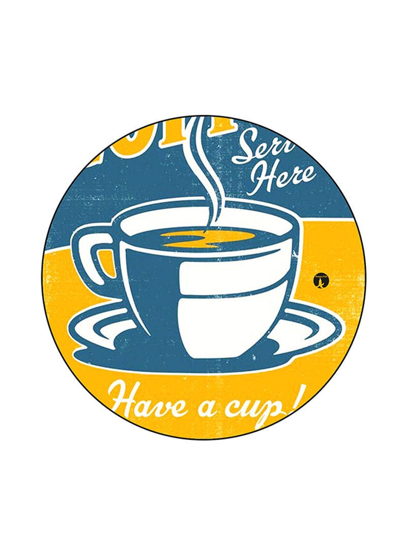 RKN Printed Round Mouse Pad Multicolour