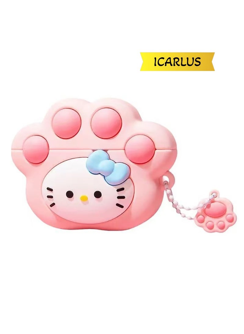 ICARLUS For AirPods 3 Case 3D Cartoon Cute Silicone Earbuds Cover - Cat Claws  - Image 1