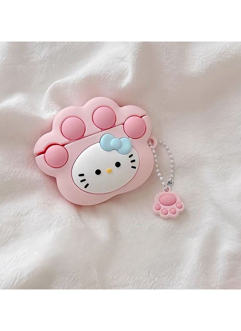ICARLUS For AirPods 3 Case 3D Cartoon Cute Silicone Earbuds Cover - Cat Claws  - Image 2