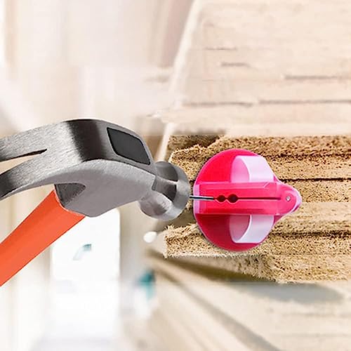 baolaili Nail Holder for Hammering, Plastic Pliers,Finger Protective Nail Guide,Home Tool Auxiliary Pliers,Gadget More Safety for Hammering Screws and Nails Secure Nails Anti-smashing finger Joint Pliers Tool - Image 2