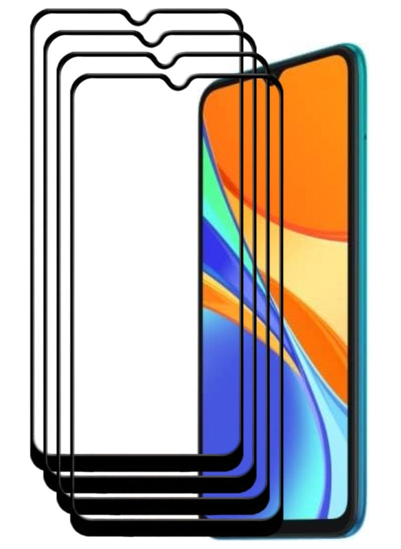 ACLIX 4 Pieces Antistatic ESD Dustproof Premium Quality High Definition Tempered Glass Screen Protector Designed For Xiaomi Redmi 9C - Image 1