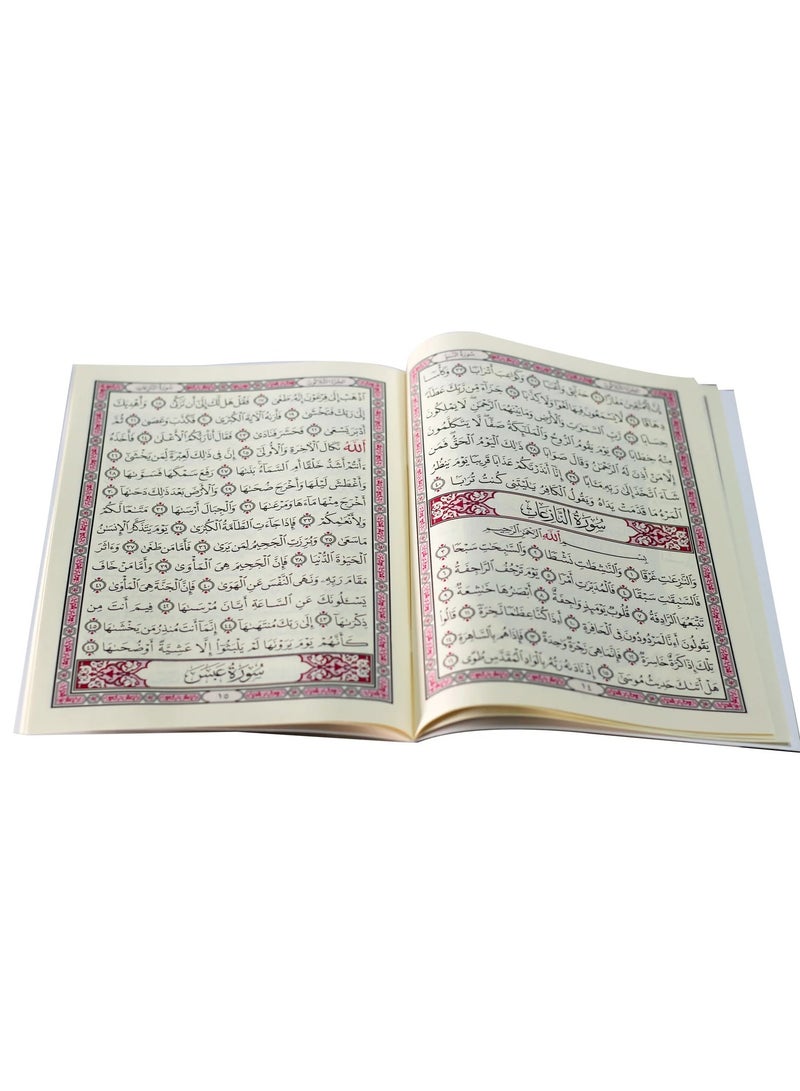 Juz Amma with Ottoman drawing and Al-Qaeda Al-Baghdadi medium size 24*17 (10 pieces) - Image 4