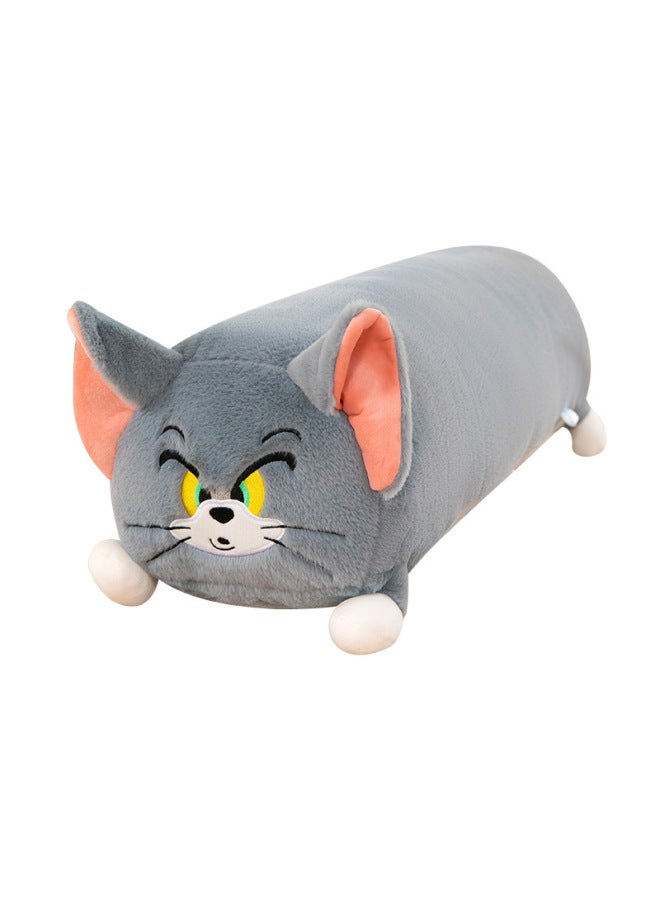 Long Cat And Mouse Tom Jerry Plush Pillow Children Accompany Girl Bed Sleeping Clip Leg Doll-Specifications:65cm-Color:Long Jerry Pillow - Image 5