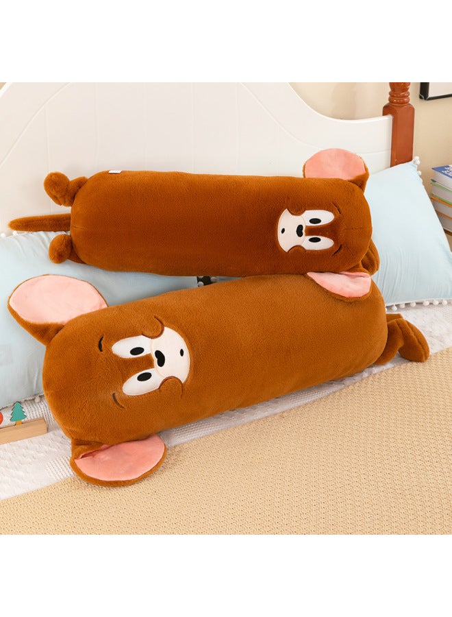 Long Cat And Mouse Tom Jerry Plush Pillow Children Accompany Girl Bed Sleeping Clip Leg Doll-Specifications:65cm-Color:Long Jerry Pillow - Image 3