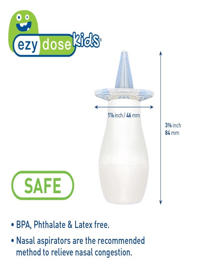Ezy Dose Kids Nasal Aspirator with Soft Tip, Sinus Relief and Mucus Sucker for Baby and Toddler, Nose-Pals, Convenient and Easy to Use, Gentle Removal, BPA Free - Image 2