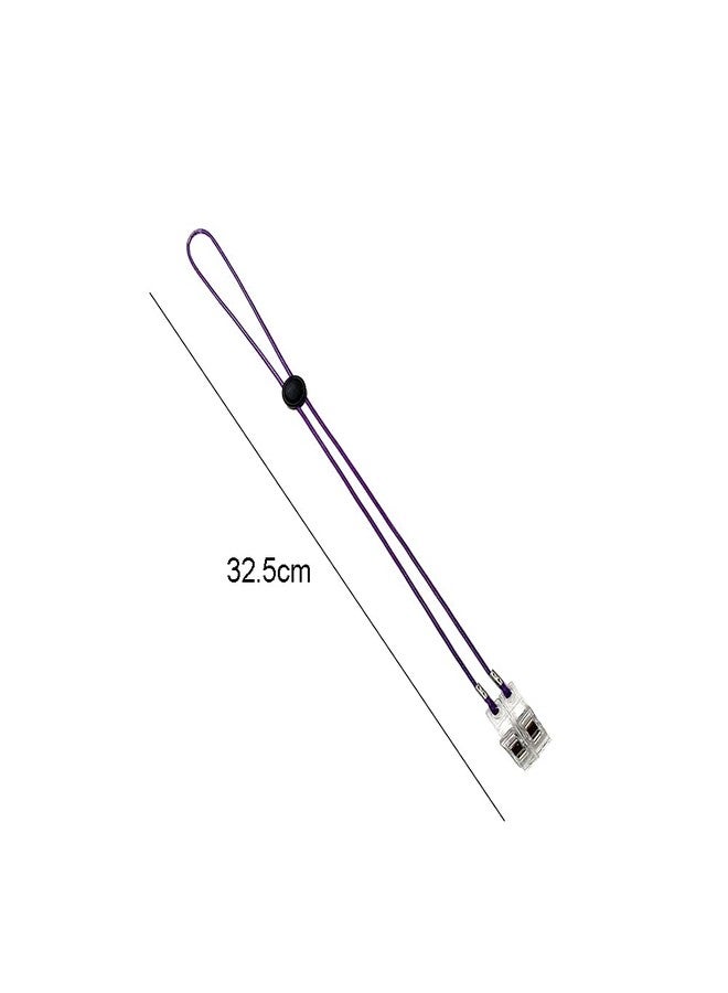 lasenersm 5 Pieces Napkin Clips Bib Holder Clips Napkin Holder Adjustable Napkin Clip Lanyard Neck Strap Chain Napkin Clip Paper Towel Clip Neck Strap Bib Holder Clips(Multicolor) - Image 2