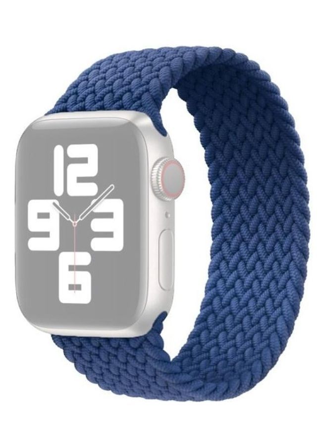 NIBEMINENT Replacement Band For Apple Watch Series 7 45mm/6 & SE 5 4 44mm/3 2 1 42mm Blue - Image 1