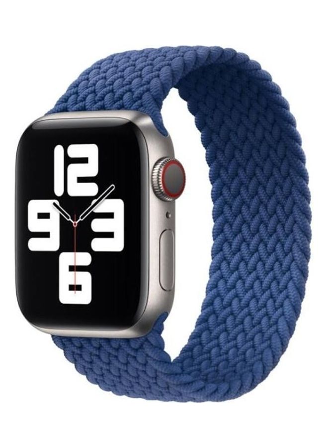 NIBEMINENT Replacement Band For Apple Watch Series 7 45mm/6 & SE 5 4 44mm/3 2 1 42mm Blue - Image 3