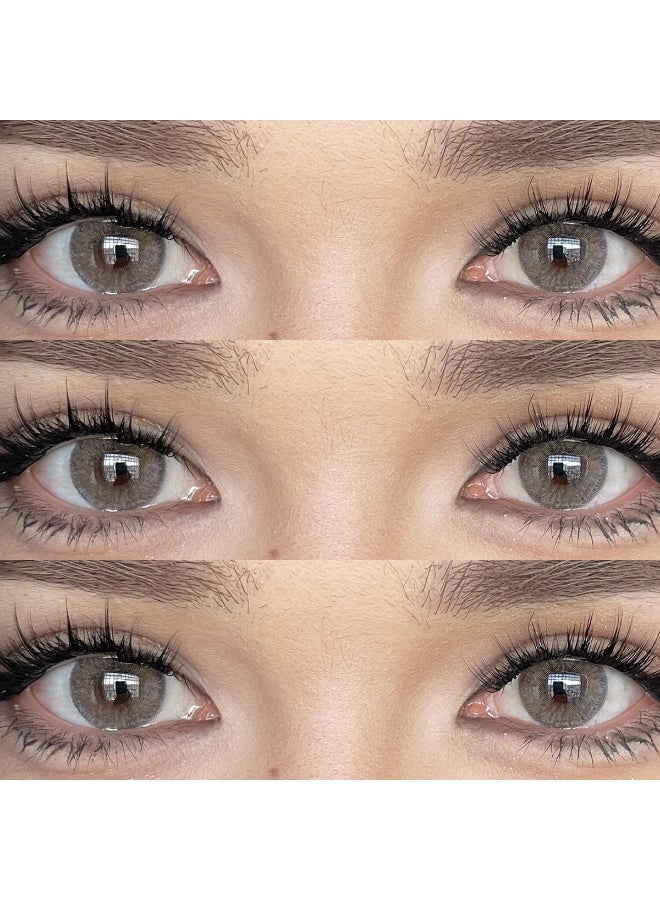 FreshLady Brown Colored Contact Lenses, Yearly Use, Natural Soft Cosmetic Lenses for Makeup, Daily Wear & Party - Image 4